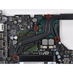 MacBook Unibody Модель A1342 Замена радиатора